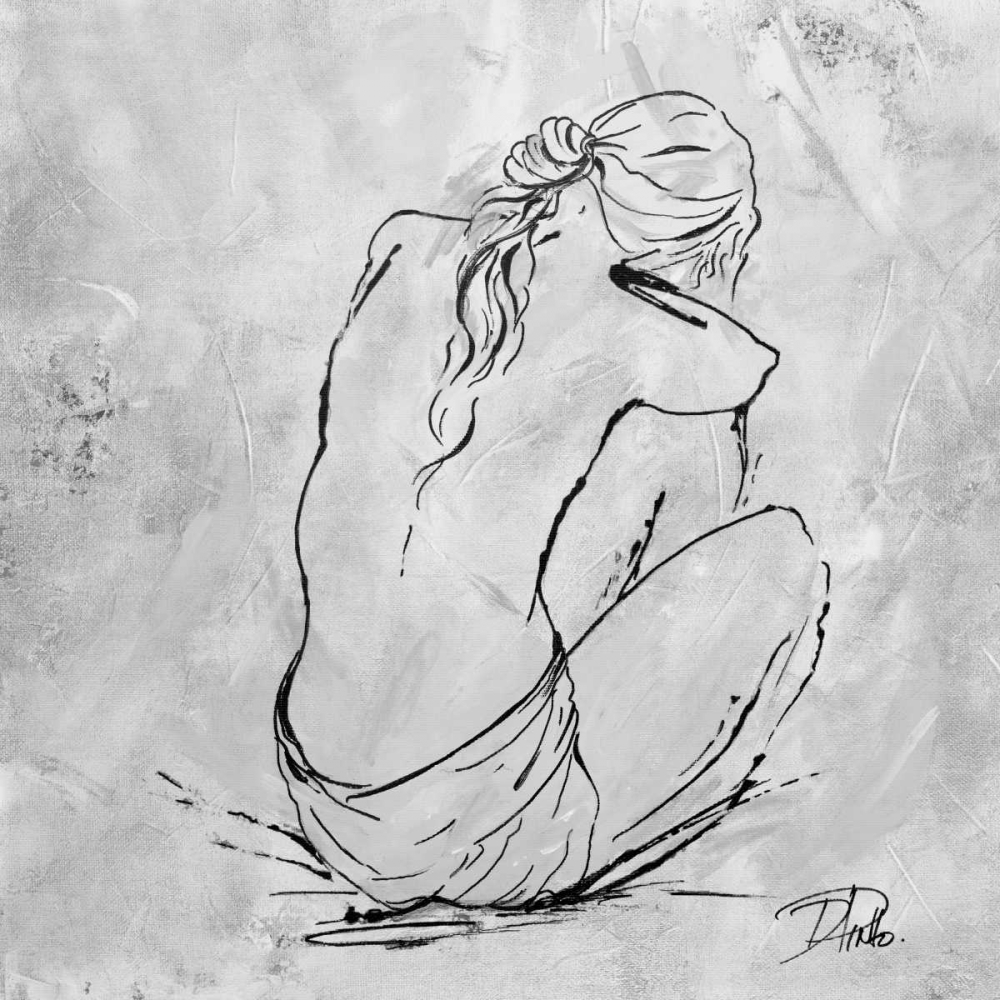 Wall art: Nude Sketch I, by Pinto, Patricia