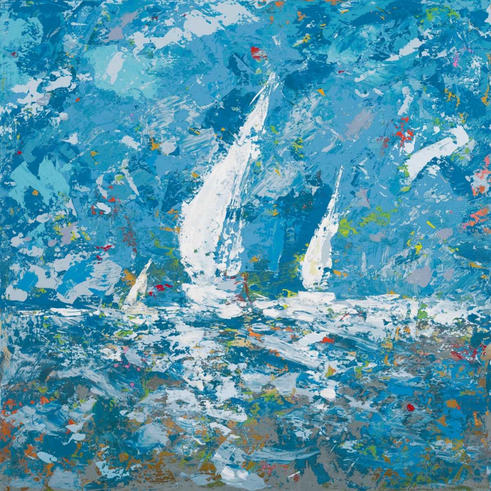 Wall Art Painting id:23991, Name: Sailing II, Artist: Kingsley