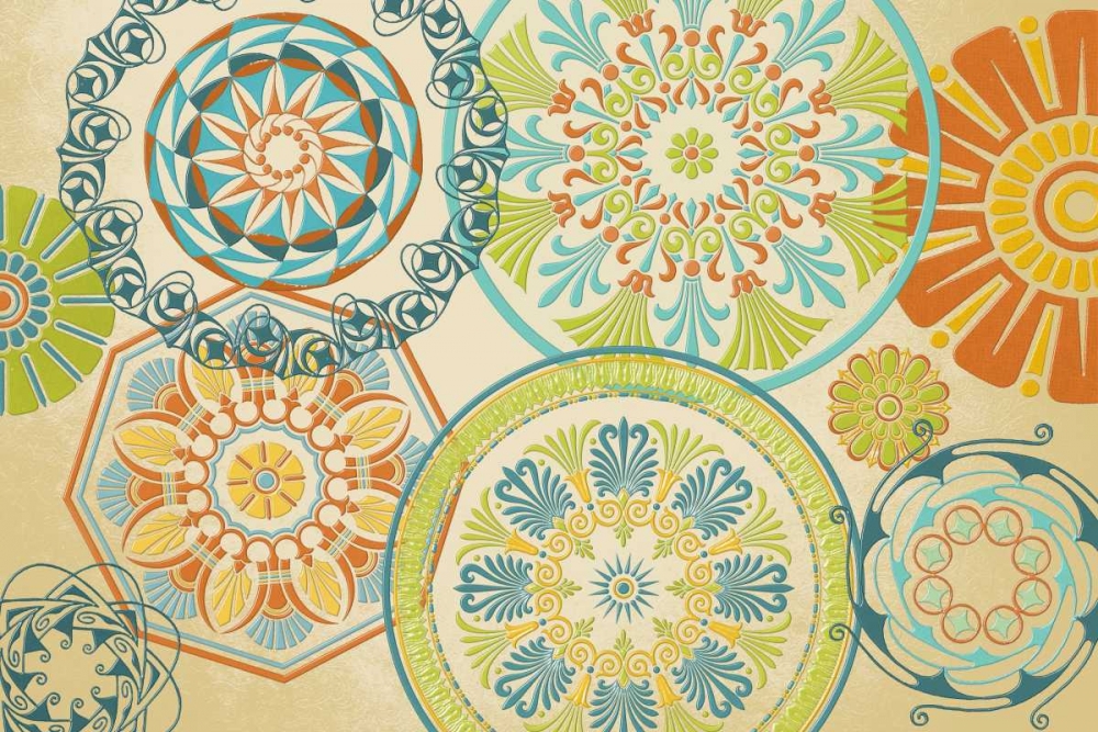 Wall Art Painting id:23819, Name: Spirographics, Artist: SD Graphics Studio