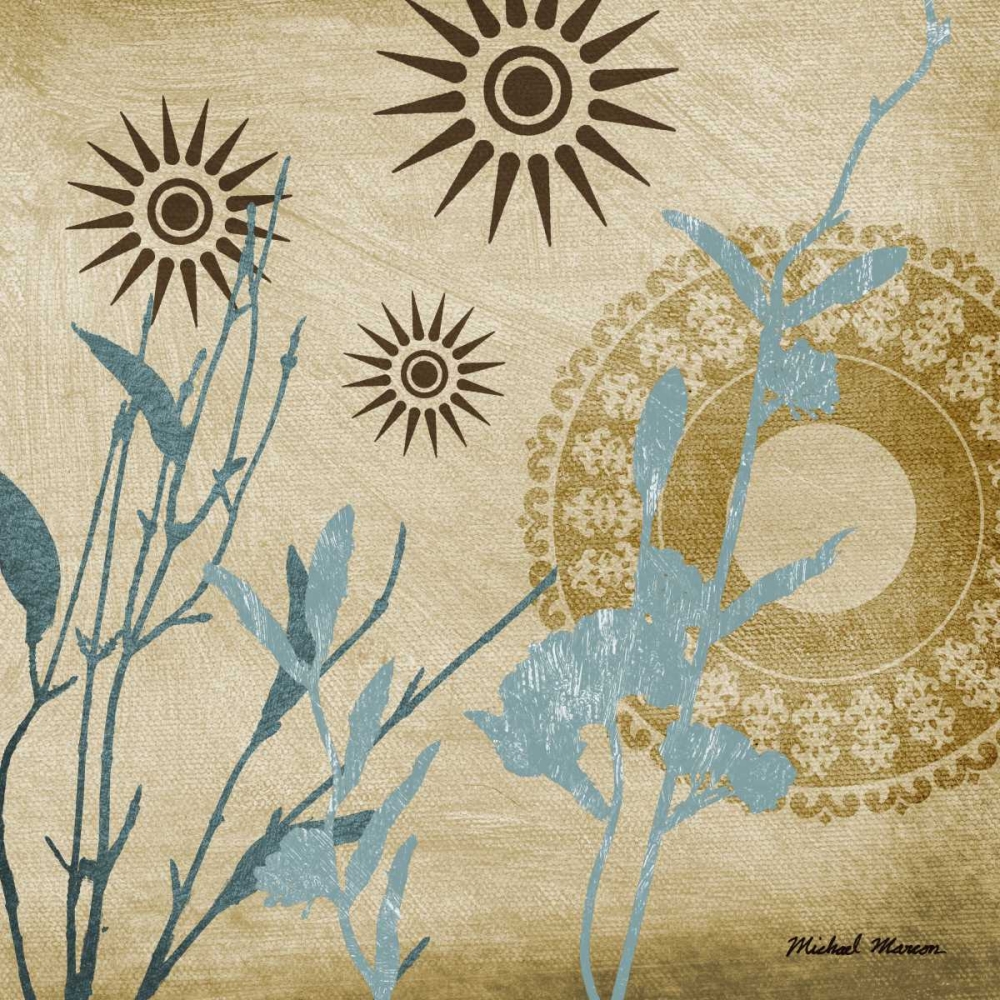 Wall Art Painting id:23999, Name: Botanical Silhouettes III, Artist: Marcon, Michael