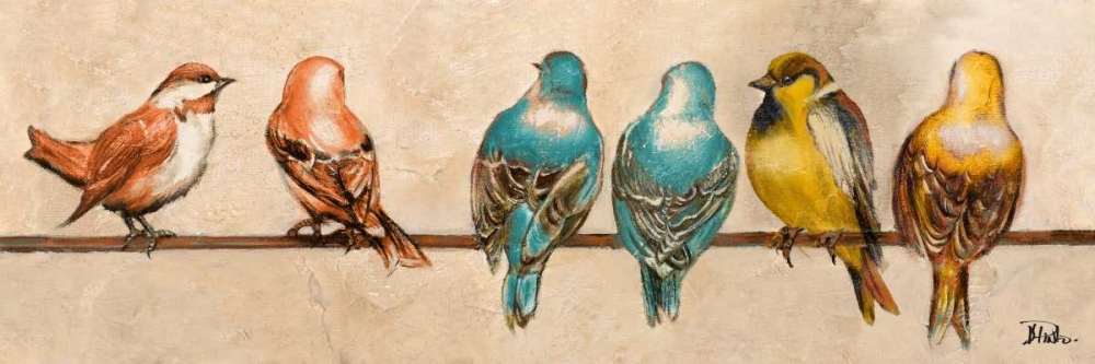 Wall Art Painting id:77965, Name: Gleeful Panel I, Artist: Pinto, Patricia