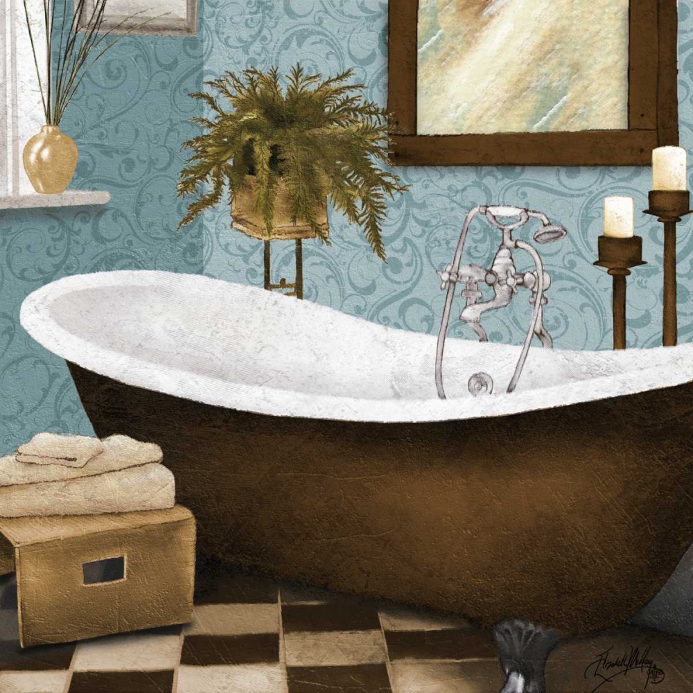Wall Art Painting id:32441, Name: Afternoon Bath II, Artist: Medley, Elizabeth