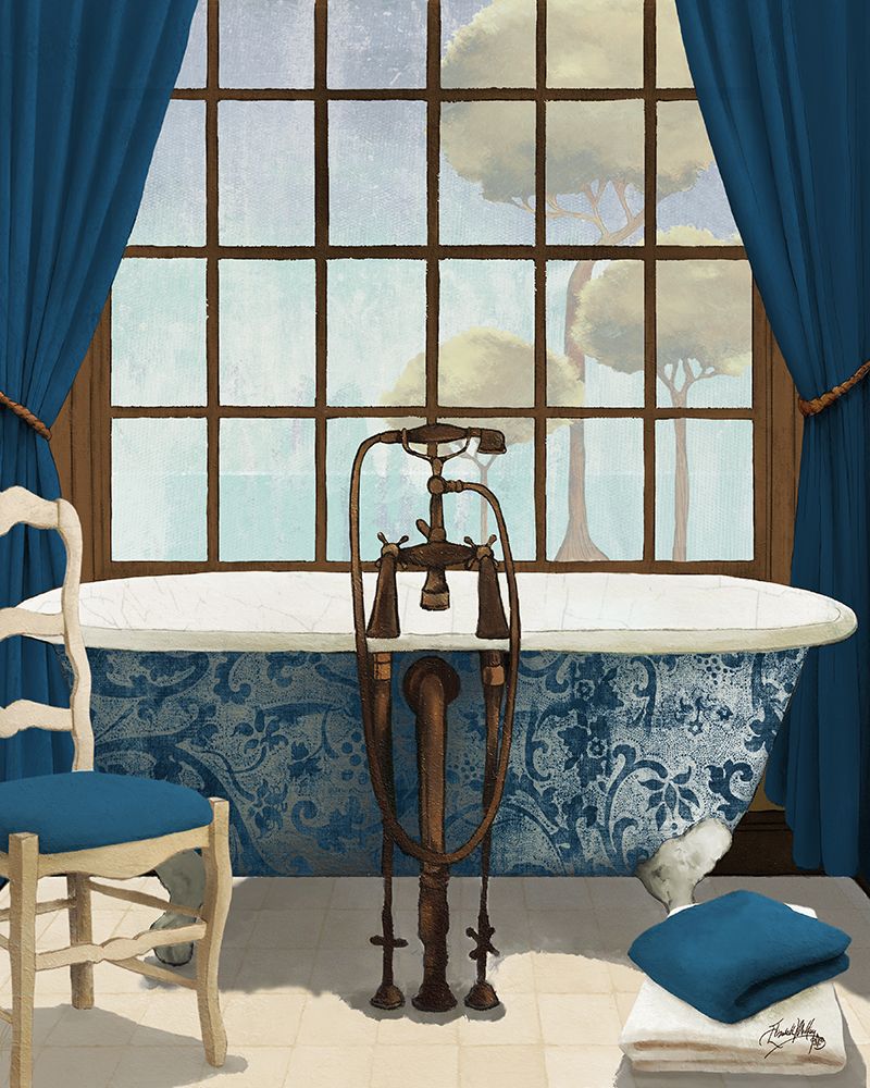 Wall Art Painting id:639361, Name: Blue View I, Artist: Medley, Elizabeth