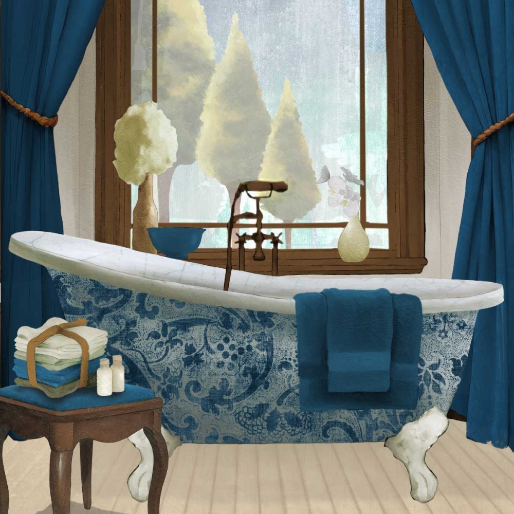 Wall Art Painting id:32454, Name: Blue View II, Artist: Medley, Elizabeth