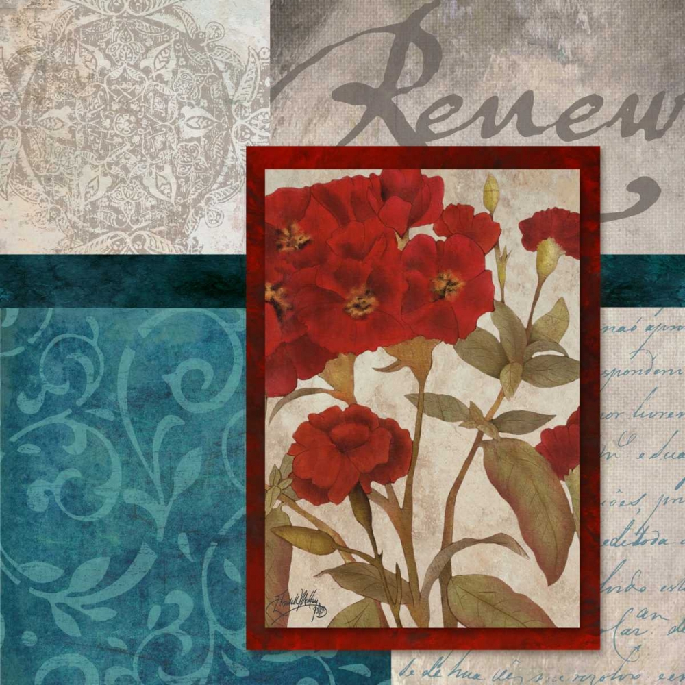 Wall Art Painting id:51006, Name: Red Botanicals II, Artist: Medley, Elizabeth