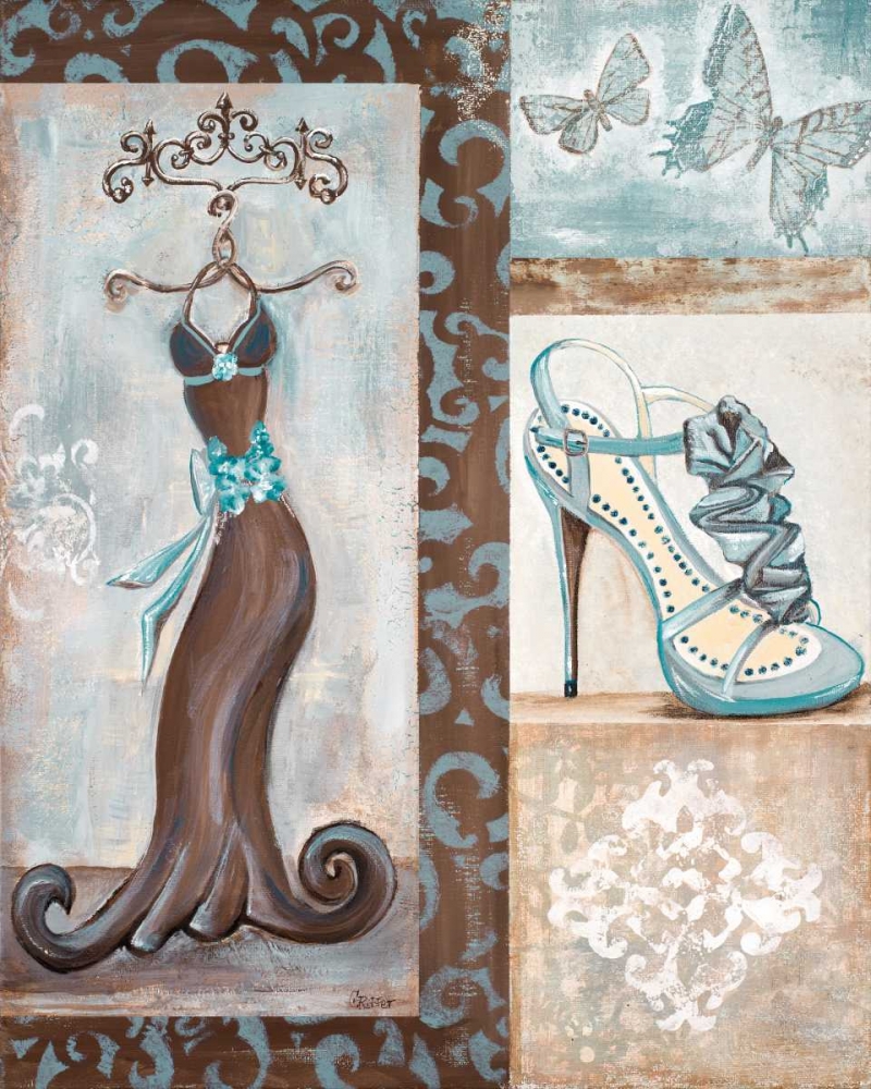 Wall Art Painting id:52340, Name: Dress Shop I, Artist: Ritter, Gina