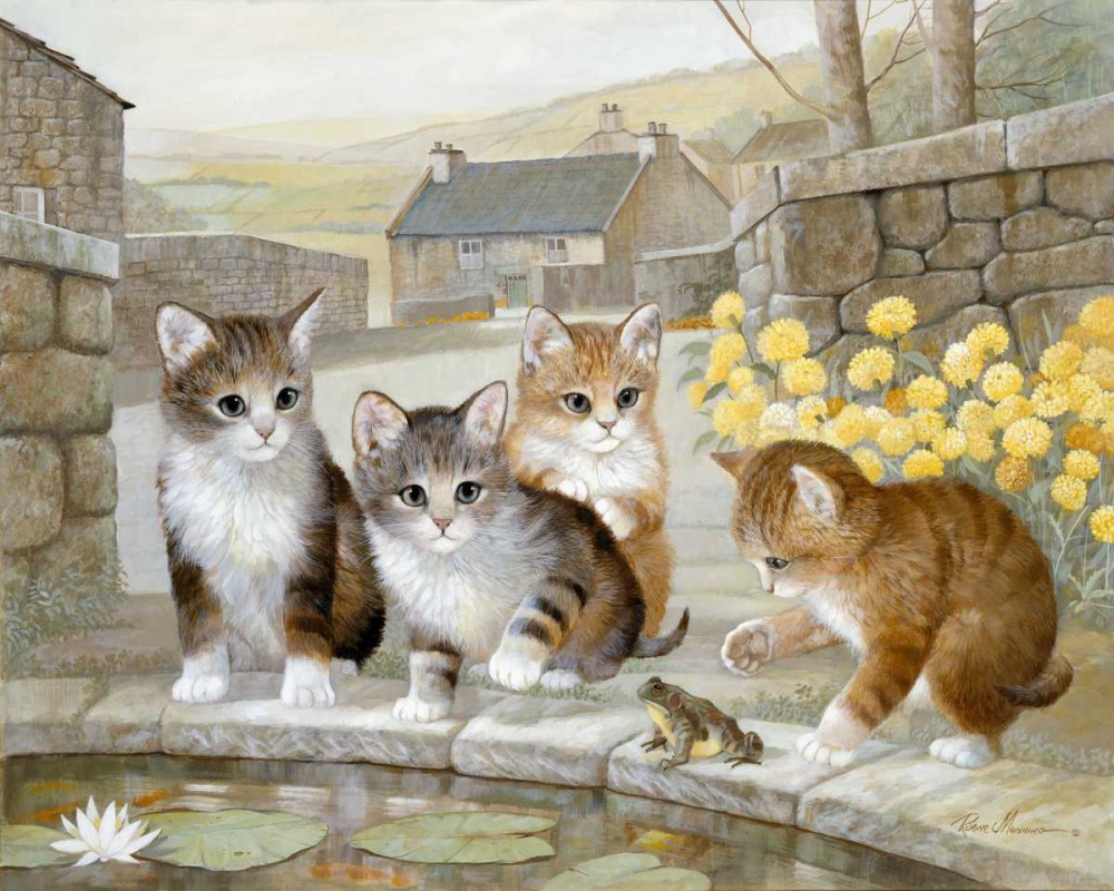 Wall art: Leap Frog Fun, by Manning, Ruane