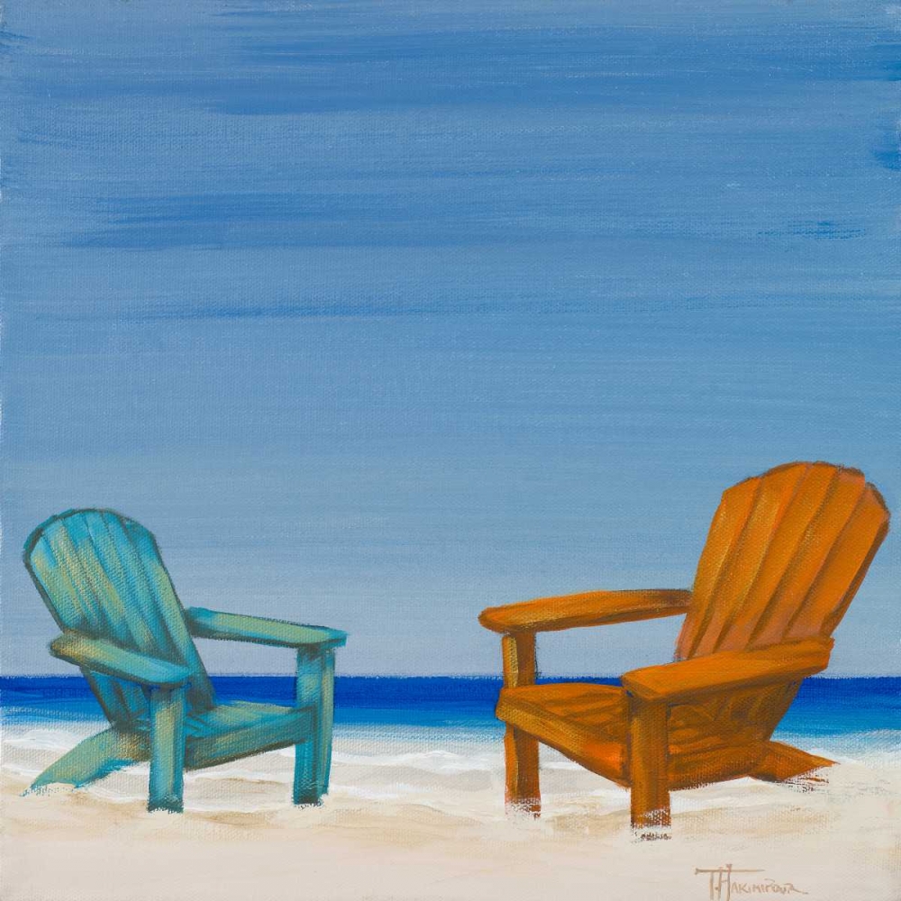 Wall Art Painting id:24003, Name: Coastal Scene IV, Artist: Hakimipour, Tiffany