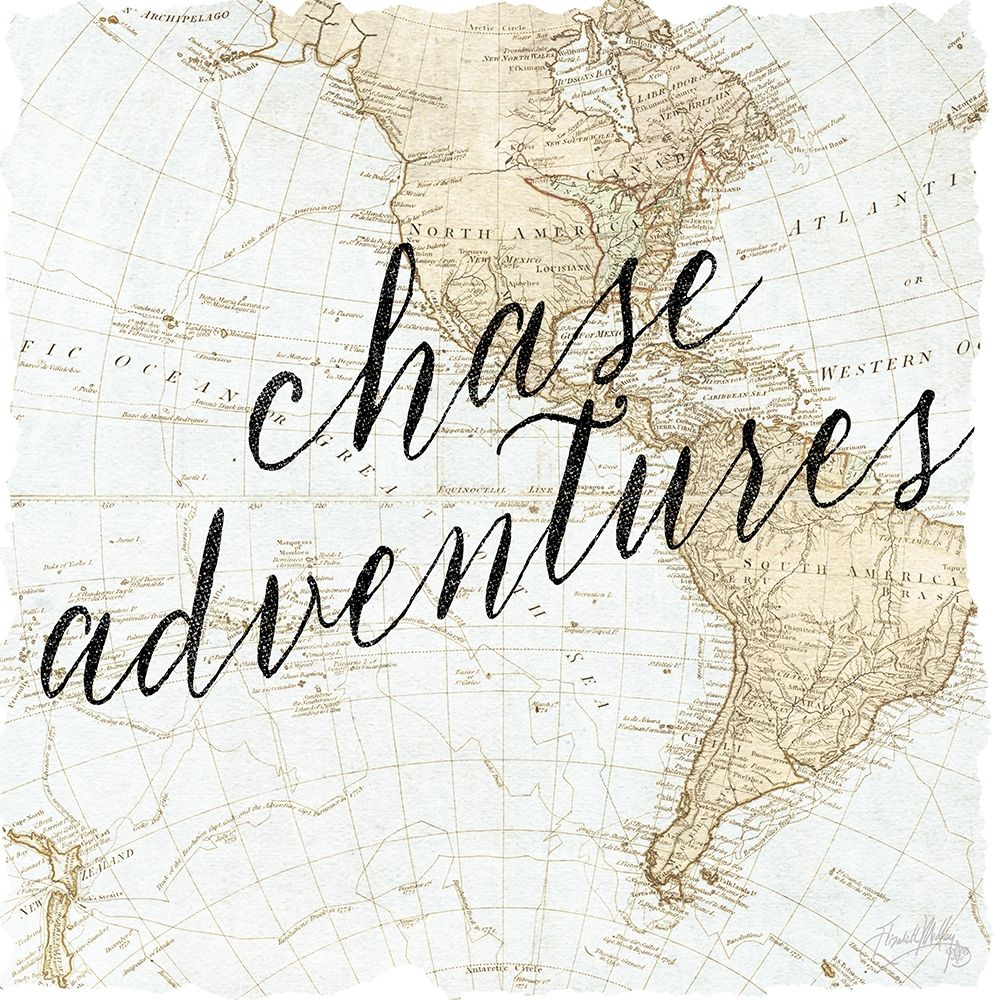 Wall art: Adventure Awaits I, by Medley, Elizabeth