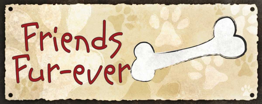 Wall Art Painting id:23925, Name: Friends Fur Ever, Artist: SD Graphics Studio