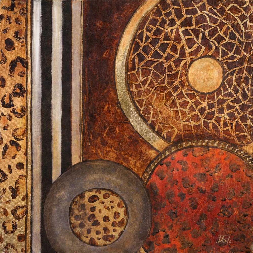 Wall art: African Circles I, by Pinto, Patricia
