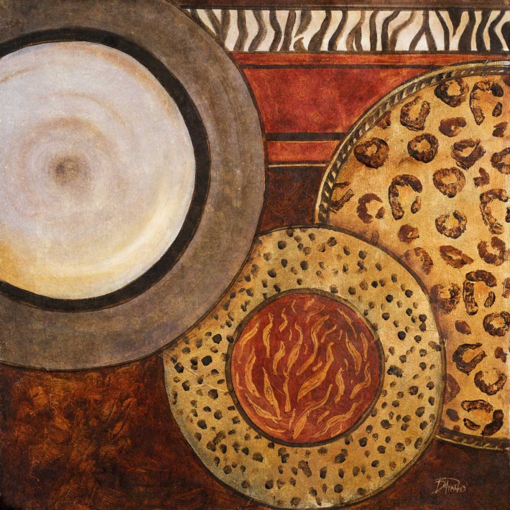 Wall Art Painting id:24017, Name: African Circles II, Artist: Pinto, Patricia
