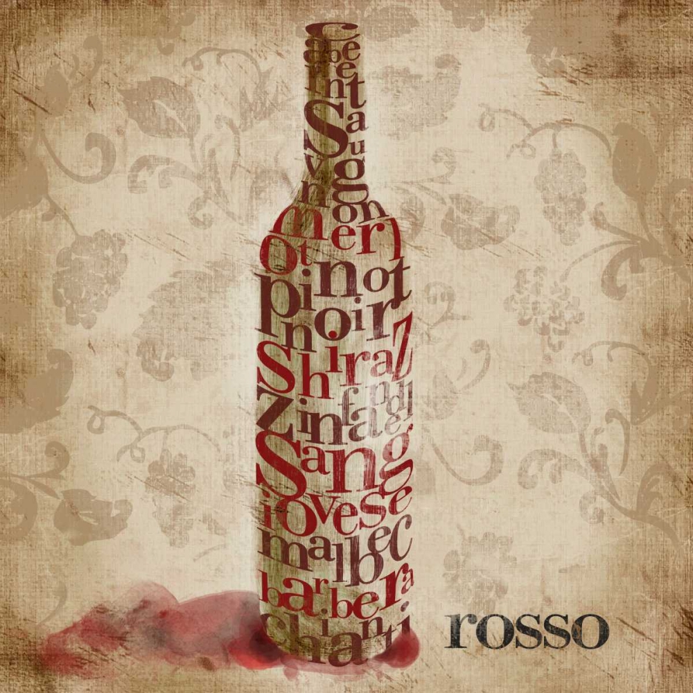 Art Print: Type of Wine I