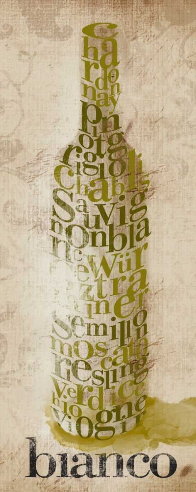 Wall Art Painting id:87070, Name: Type of Wine II, Artist: SD Graphics Studio