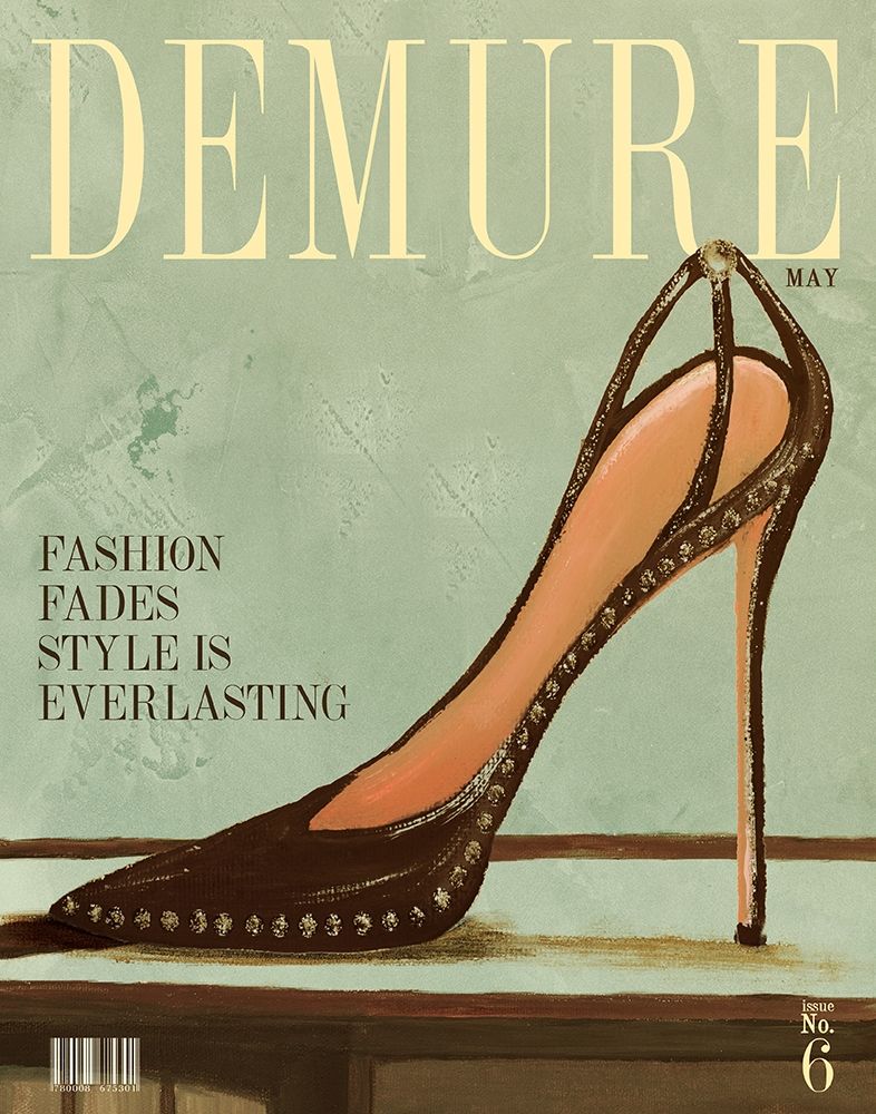 Wall Art Painting id:310524, Name: Demure Magazine, Artist: Ritter, Gina