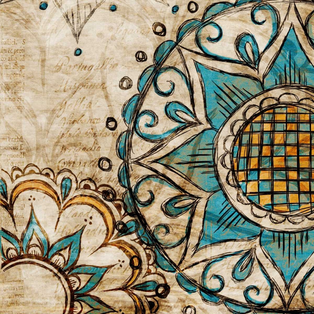 Wall art: Henna Pattern II, by SD Graphics Studio