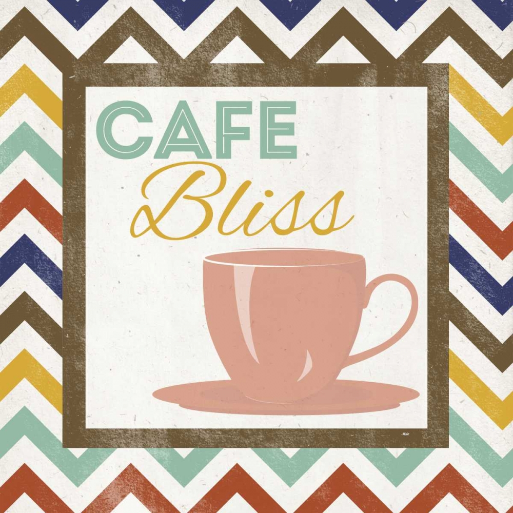 Wall Art Painting id:31835, Name: Chevron Coffee II, Artist: SD Graphics Studio