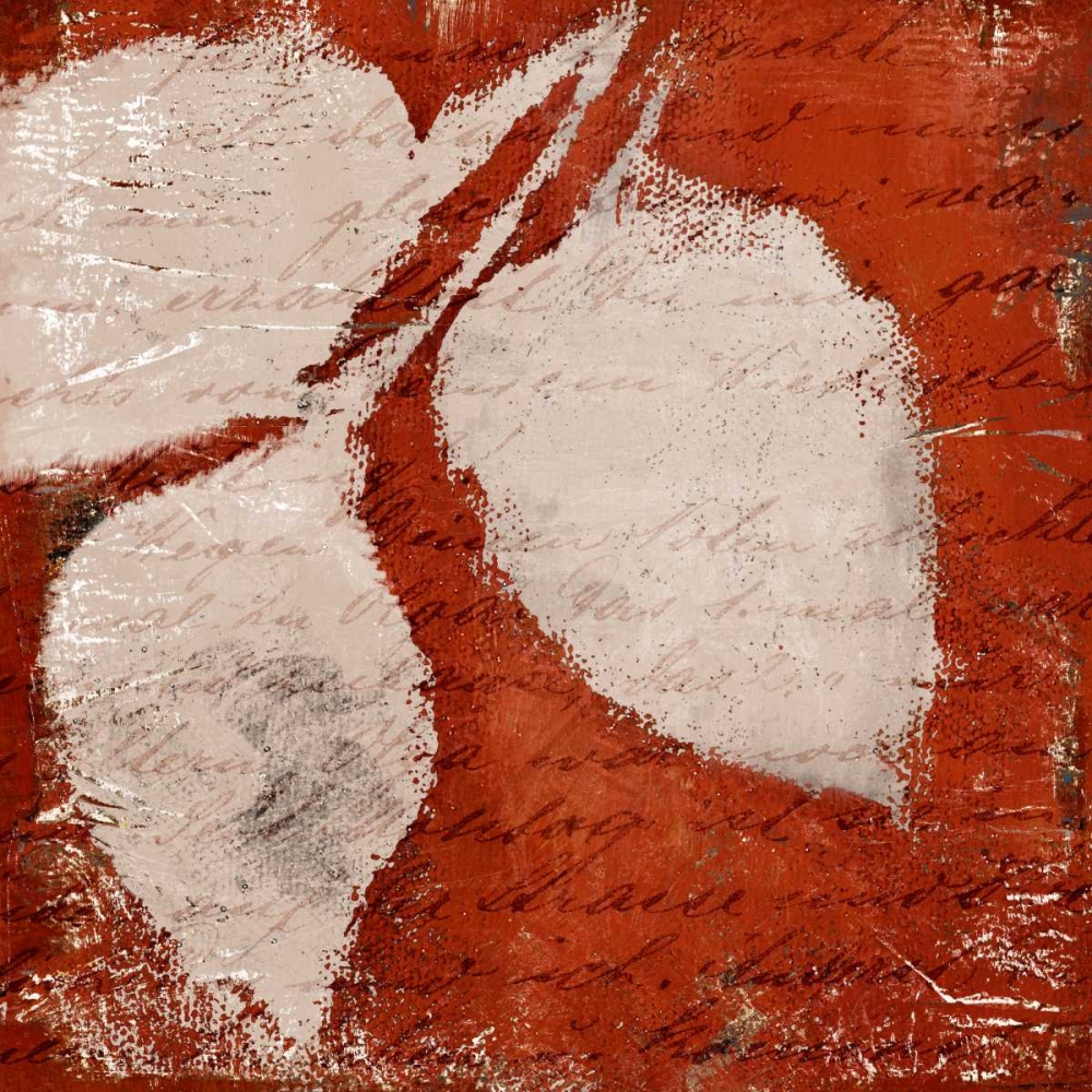 Art Print: Red Impressions II