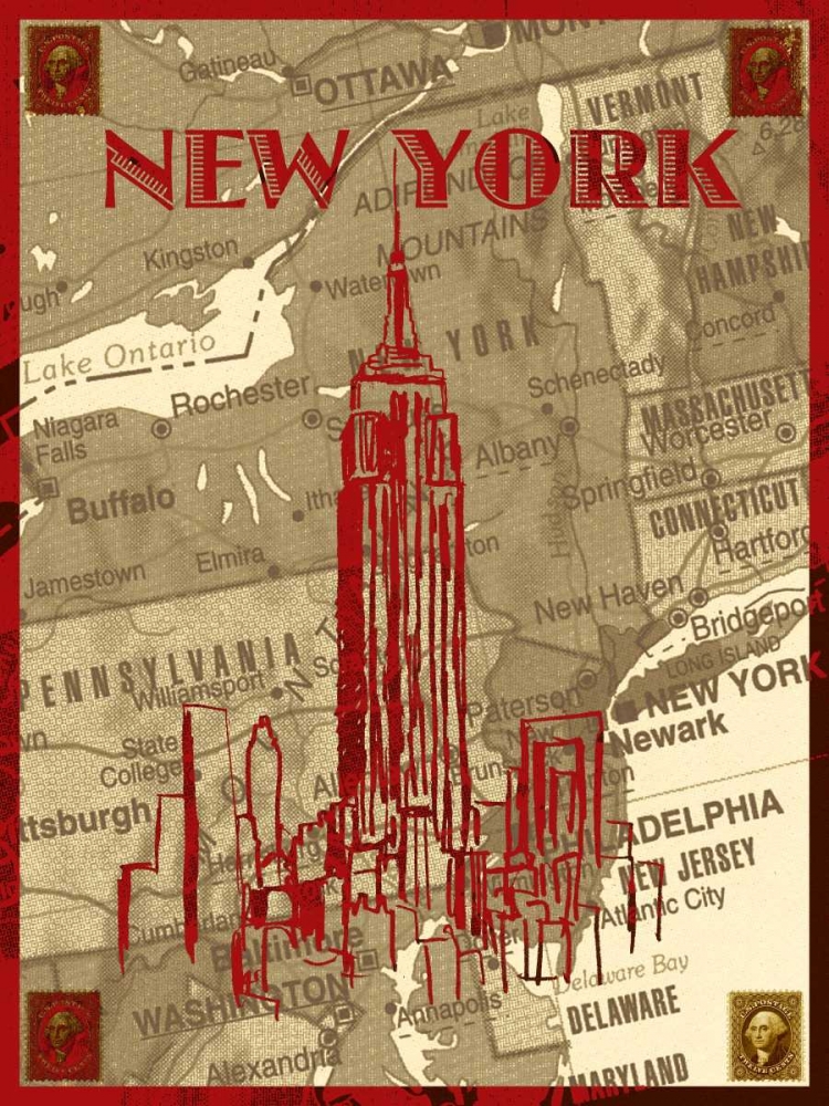 Wall Art Painting id:24154, Name: City Stops III, Artist: Biscardi, Nicholas