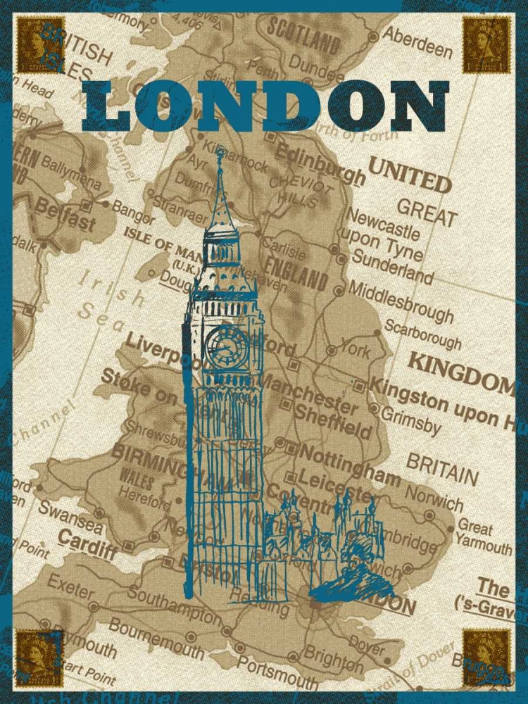 Wall Art Painting id:51887, Name: City Stops II, Artist: Biscardi, Nicholas