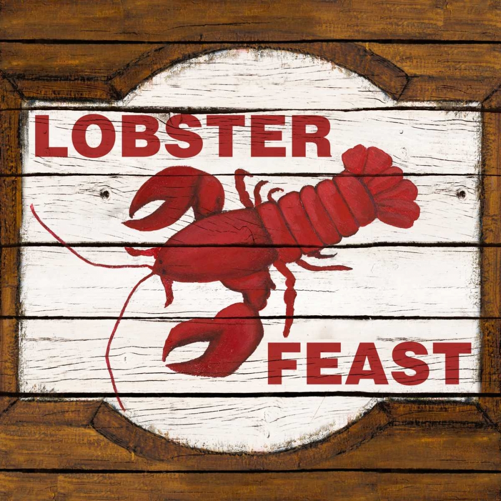 Wall Art Painting id:23957, Name: Lobster Feast, Artist: Ritter, Gina