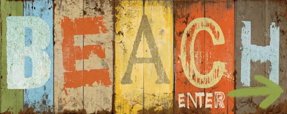 Wall Art Painting id:24298, Name: Beach, Artist: Medley, Elizabeth