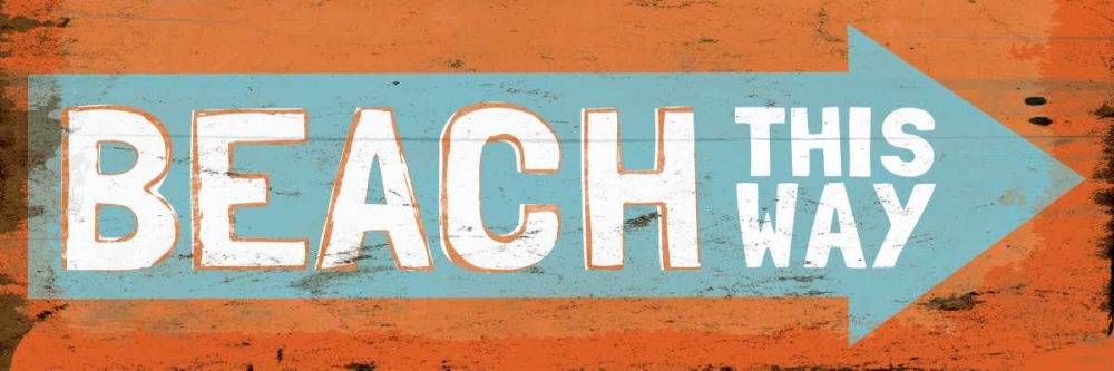 Wall Art Painting id:52059, Name: Beach This Way, Artist: Medley, Elizabeth