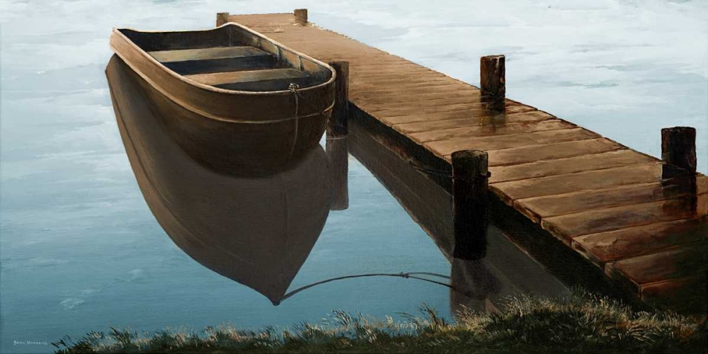 Art Print: Quiet Blue Morning