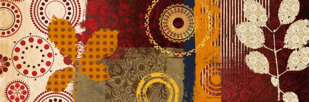 Wall Art Painting id:23839, Name: Fall Leaf Panel I, Artist: Marcon, Michael