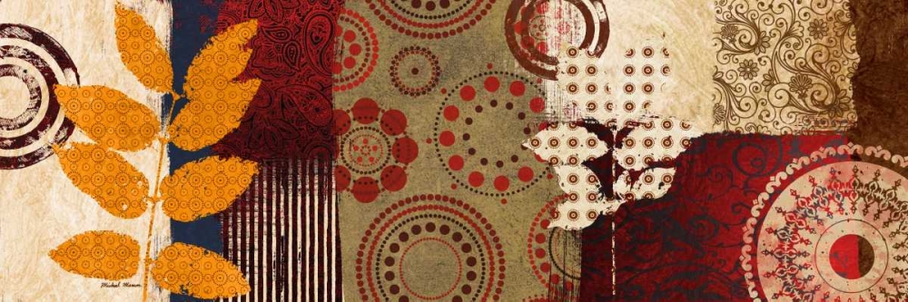 Wall Art Painting id:23840, Name: Fall Leaf Panel II, Artist: Marcon, Michael