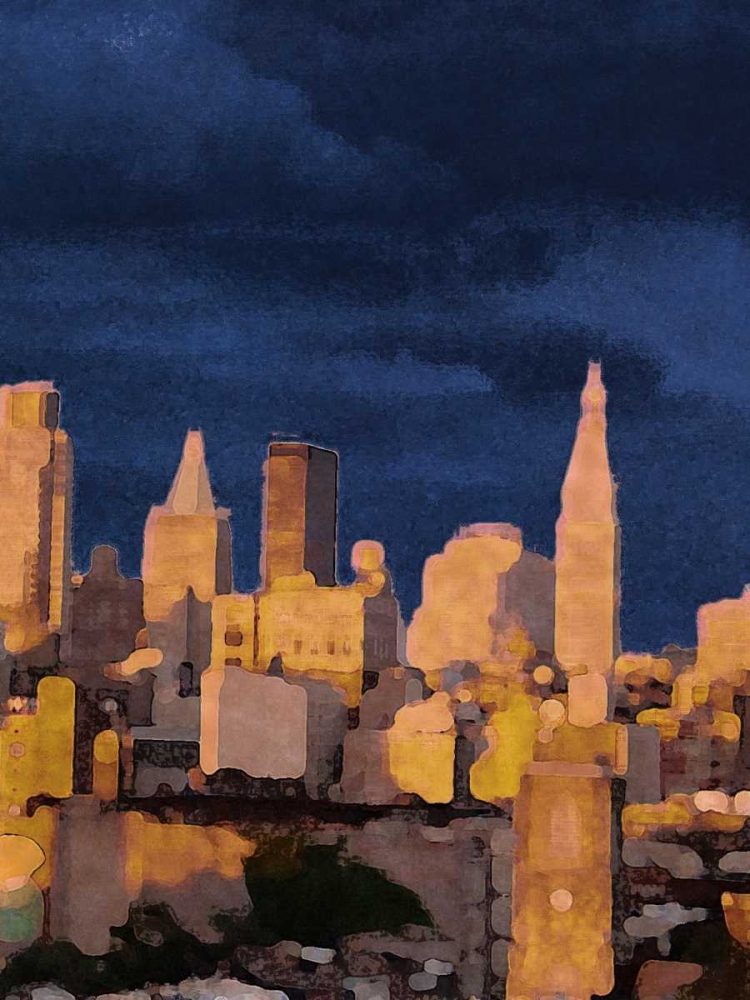 Wall Art Painting id:24187, Name: The City II, Artist: Biscardi, Nicholas