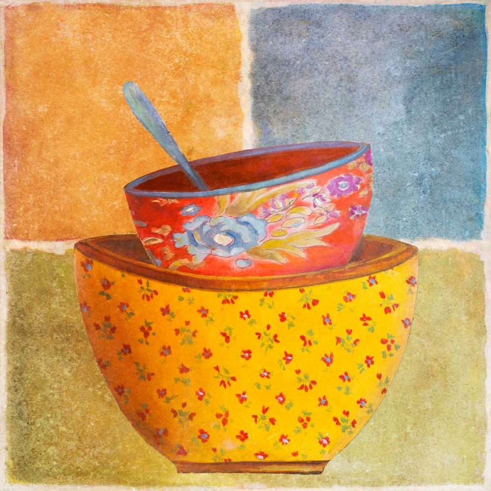 Wall Art Painting id:24095, Name: Collage Bowls II, Artist: Pinto, Patricia
