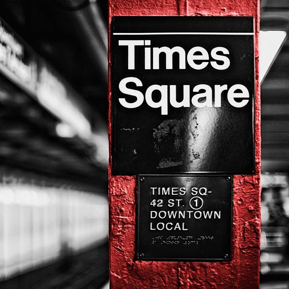 Wall Art Painting id:51481, Name: NY Subway Border II, Artist: Bryant, Susan