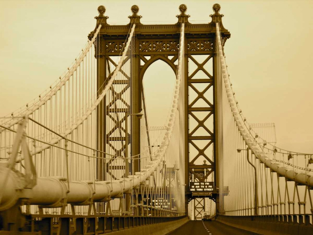 Wall Art Painting id:41198, Name: New York Bridge I, Artist: Rodriguez, Jairo