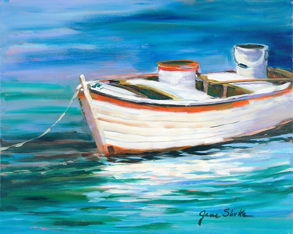 Wall Art Painting id:207233, Name: The Row Boat that Could, Artist: Slivka, Jane