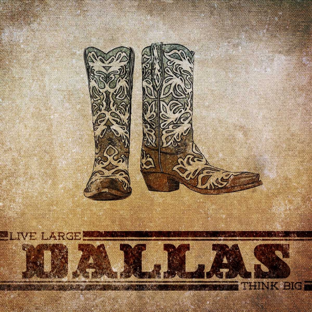 Wall art: Dallas Border, by SD Graphics Studio