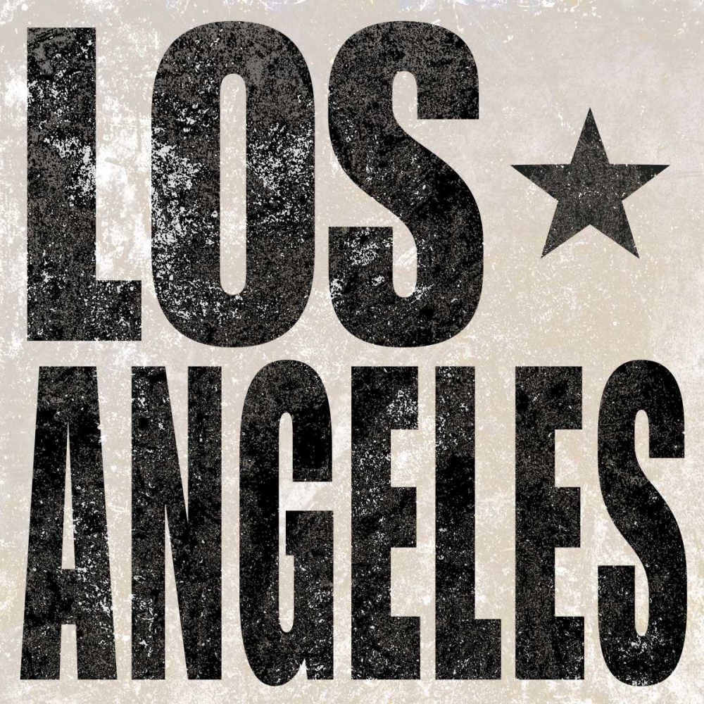 Wall Art Painting id:47418, Name: Los Angeles Border, Artist: SD Graphics Studio