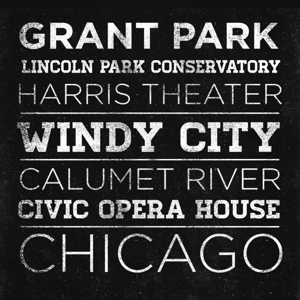 Wall Art Painting id:47420, Name: CHI Type Border II, Artist: SD Graphics Studio