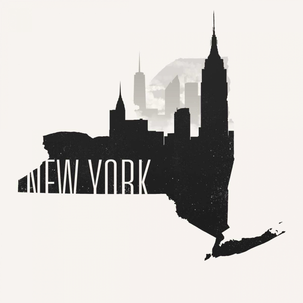 Wall art: New York Skyline, by SD Graphics Studio