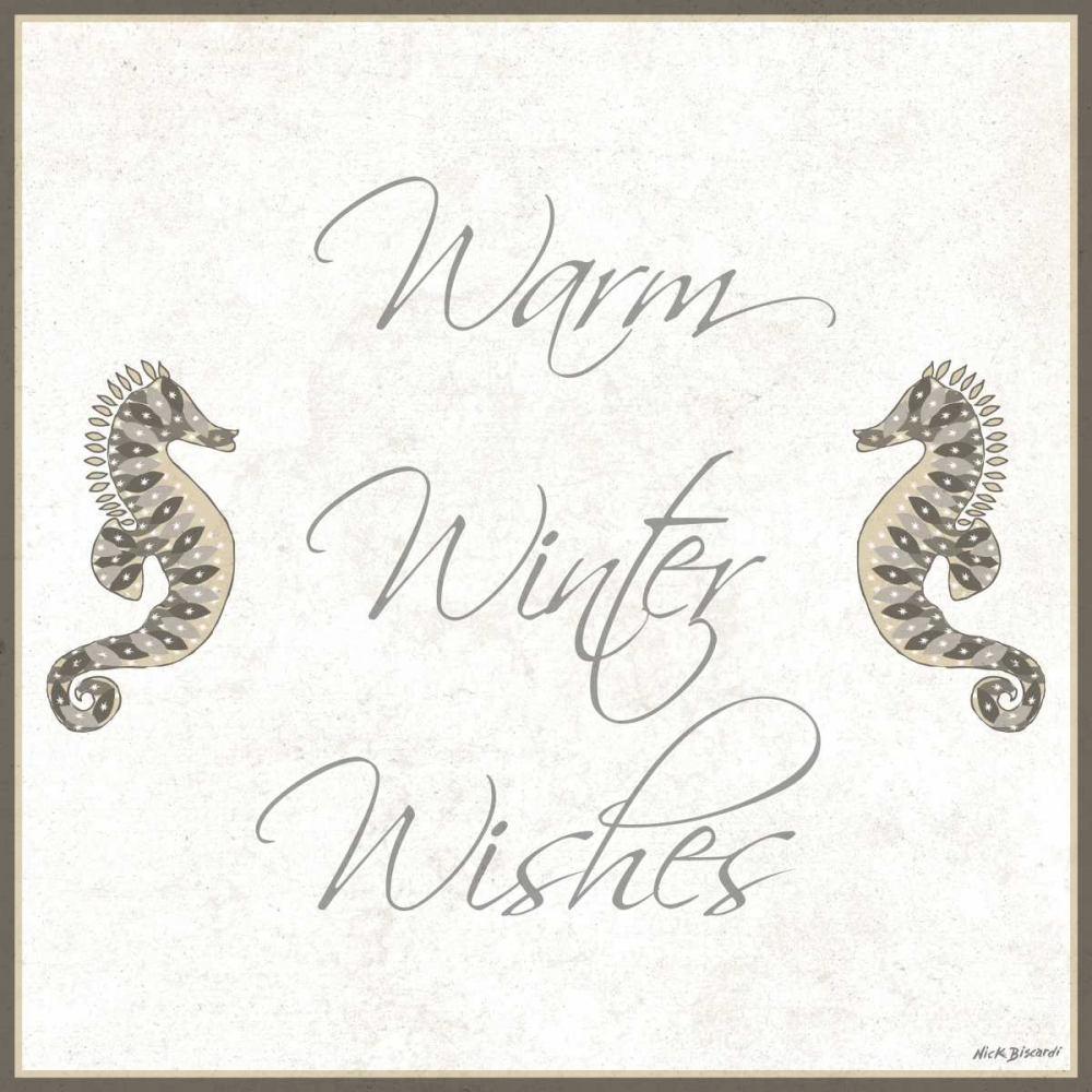 Wall Art Painting id:74531, Name: Silver Coast Christmas Square III, Artist: Biscardi, Nicholas