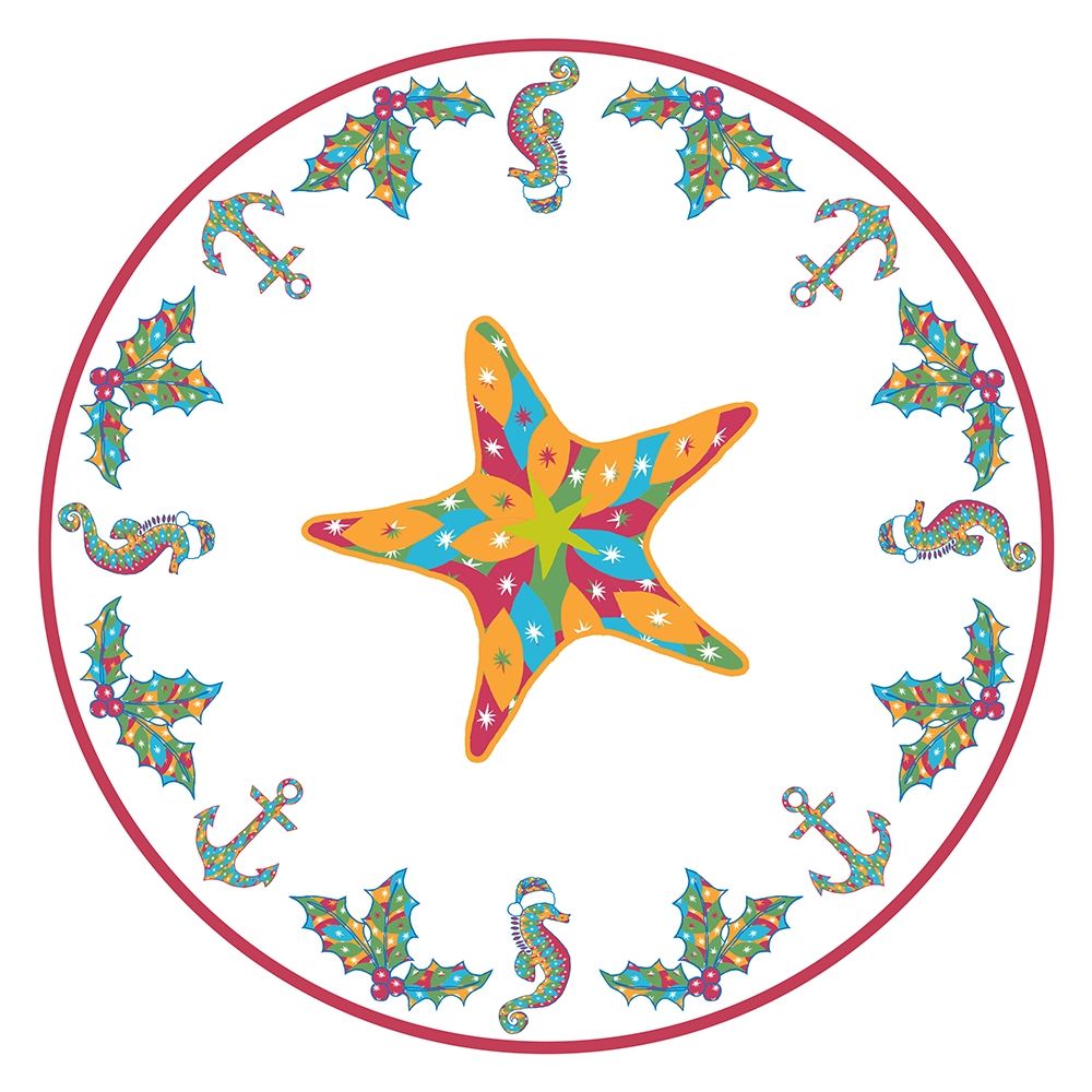 Art Print: A Coastal Christmas IV