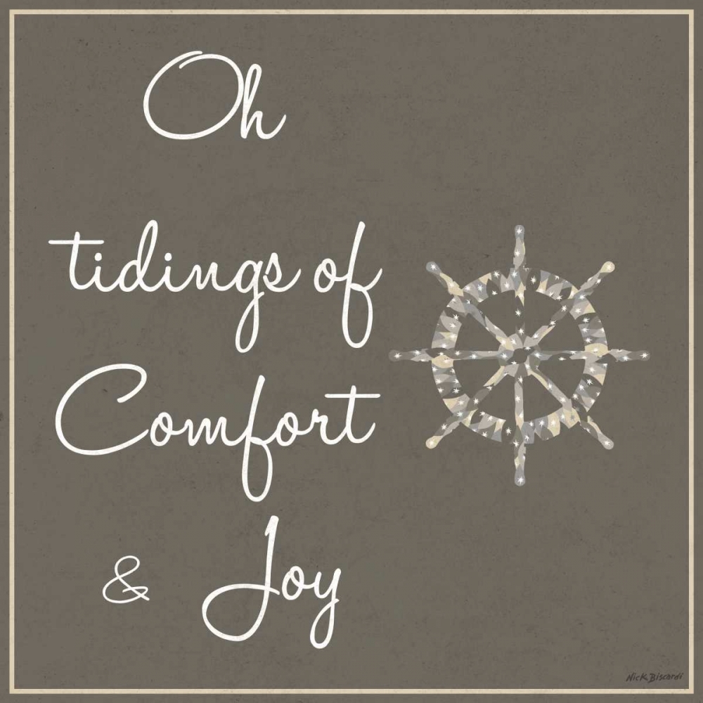 Wall Art Painting id:74532, Name: Silver Coast Christmas Square II, Artist: Biscardi, Nicholas