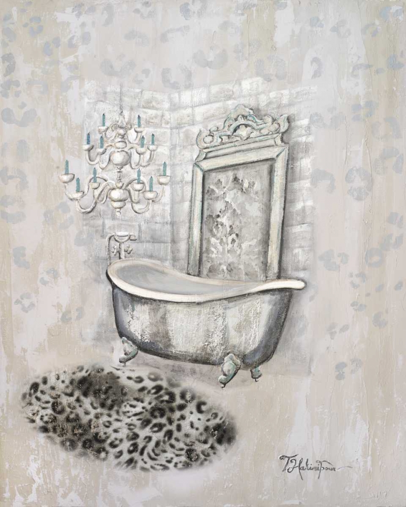 Wall Art Painting id:31911, Name: Antique Mirrored Bath II, Artist: Hakimipour, Tiffany
