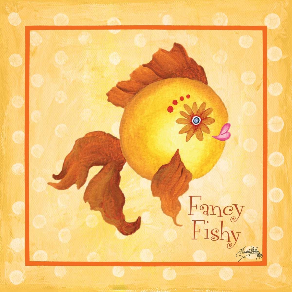 Wall art: Gold Fish, by Medley, Elizabeth