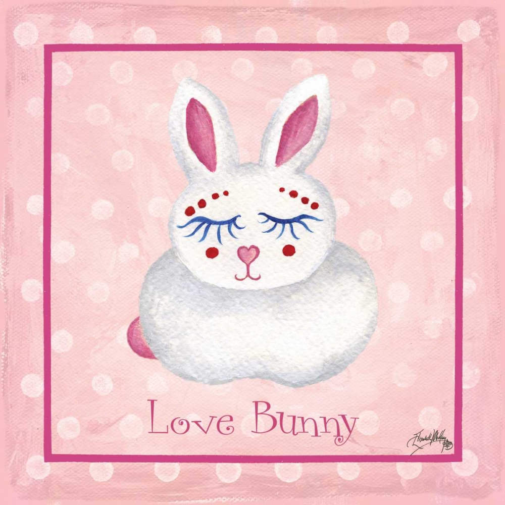 Wall art: Bunny, by Medley, Elizabeth