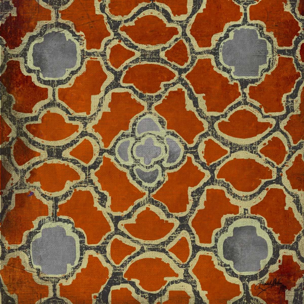 Wall art: Red Modele I, by Medley, Elizabeth