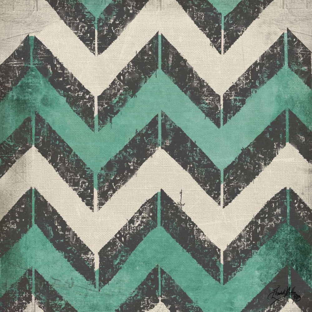 Wall art: Turquoise Modele I, by Medley, Elizabeth