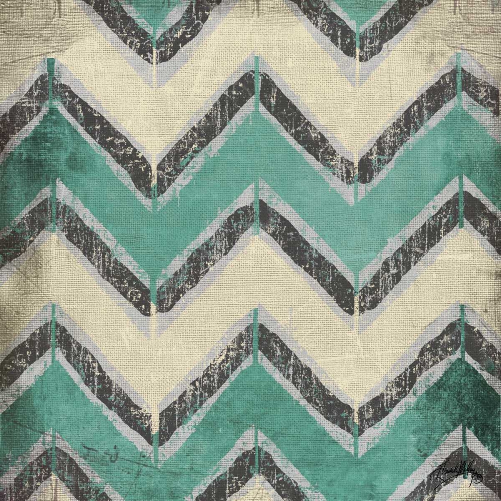 Art Print: Turquoise Modele VII