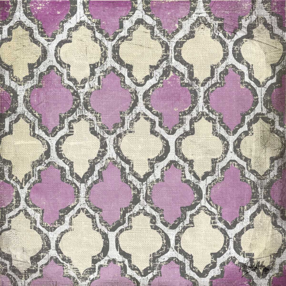 Wall art: Purple Modele IV, by Medley, Elizabeth