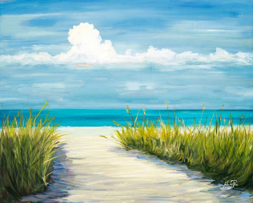 Wall Art Painting id:24363, Name: Beach Scene I, Artist: DeRice, Julie